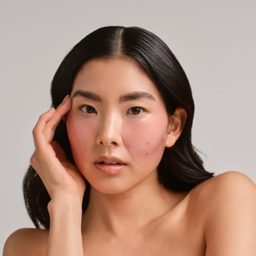Karuna Skin Collagen Hydrogel Eye & Cheek Mask – 2-Piece Hydrating Patches, 4 Pack