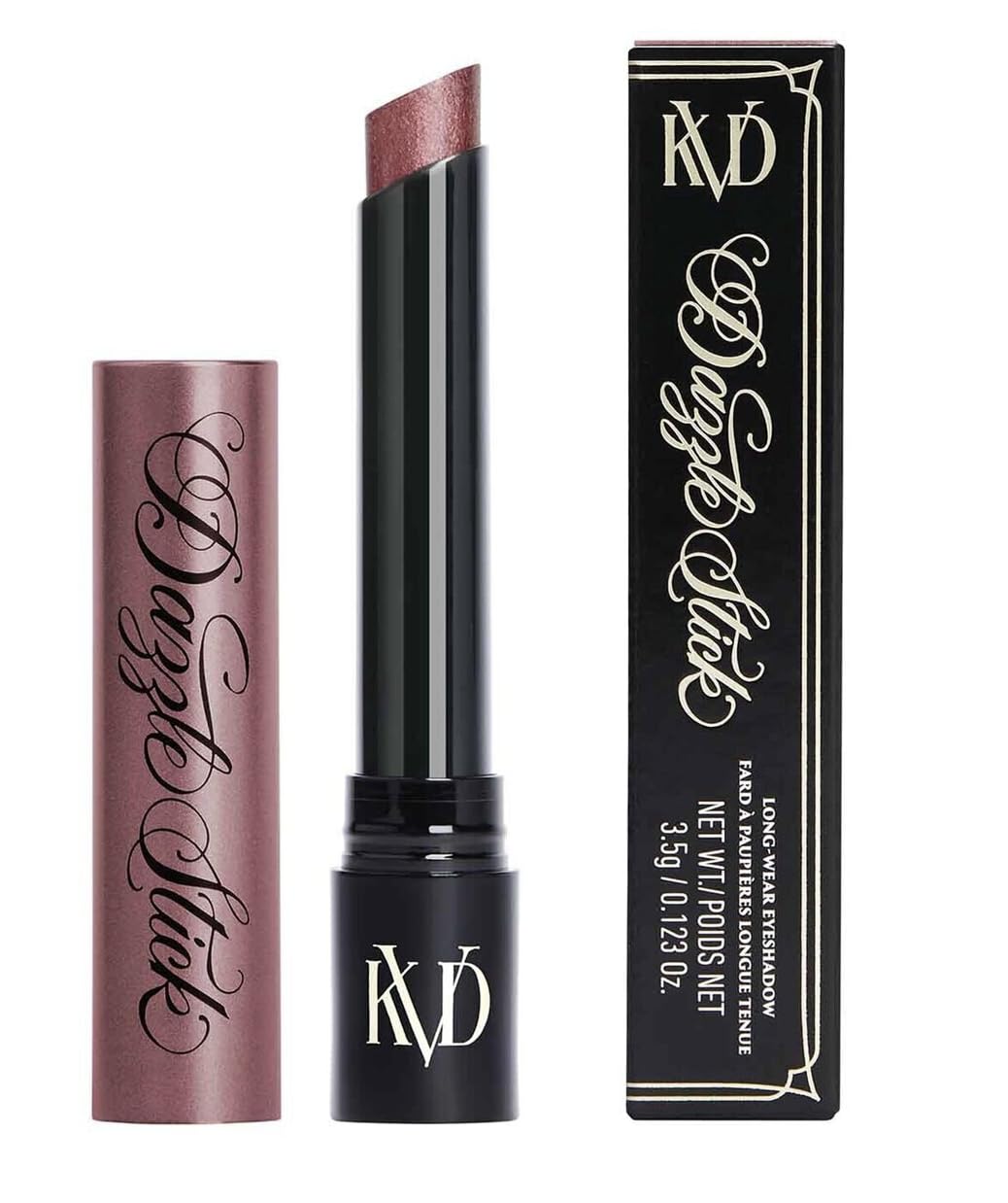 KVD Beauty Dazzle Vegan Long-Wear Eyeshadow Stick Heat Burst – Bold Ruby