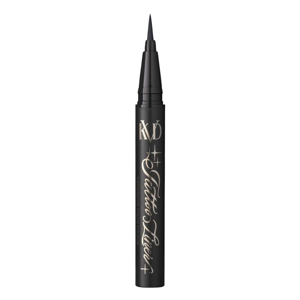 Kat Von D KVD Beauty Mini Tattoo Liner – Vegan Waterproof Liquid Eyeliner in Trooper Black