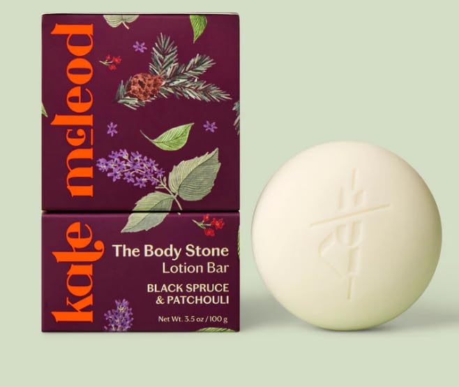 Kate McLeod Black Spruce & Patchouli Deep Moisturizing Lotion Bar – 3.5 oz