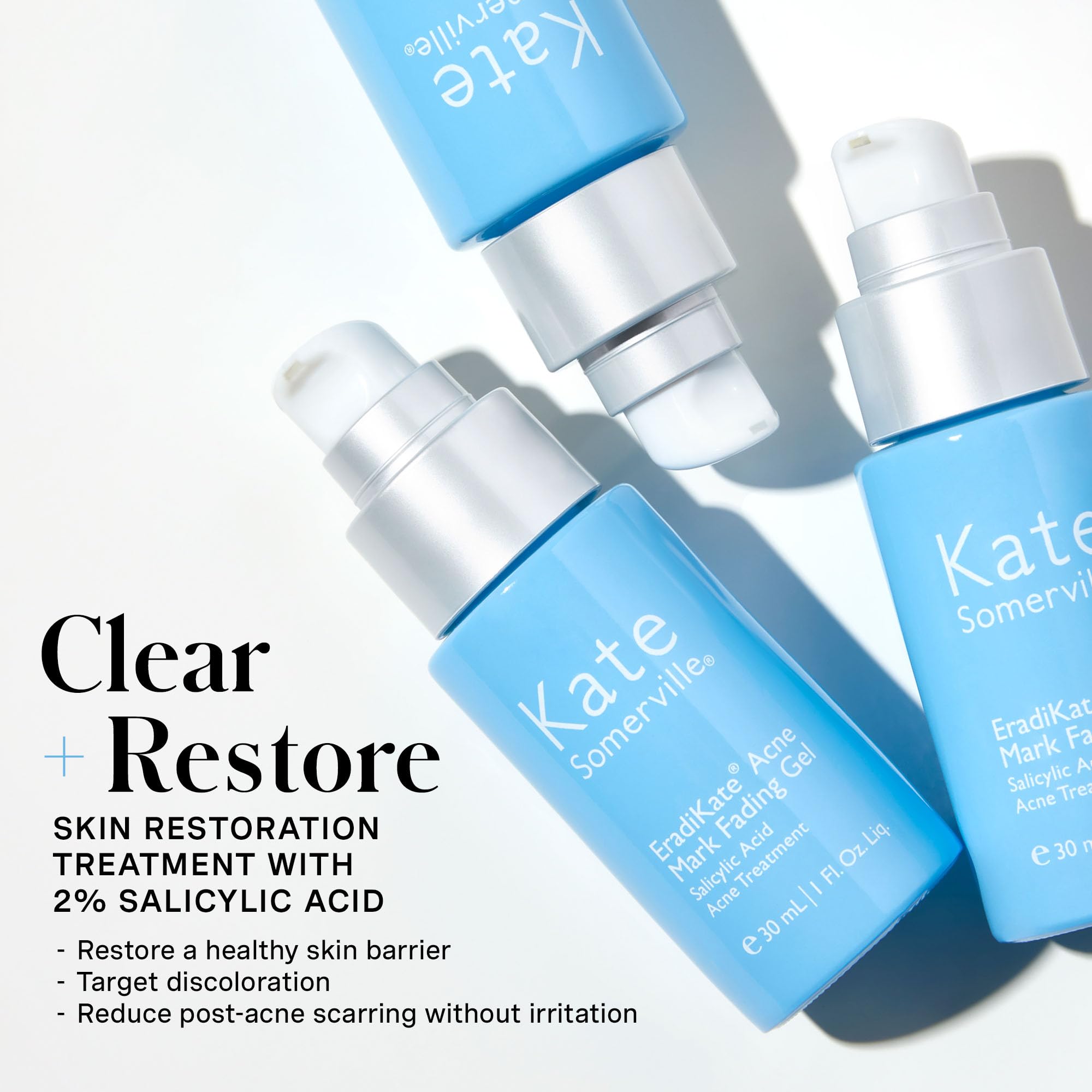 Kate Somerville EradiKate Acne Mark Fading Gel | Salicylic Acid Treatment | 1 oz