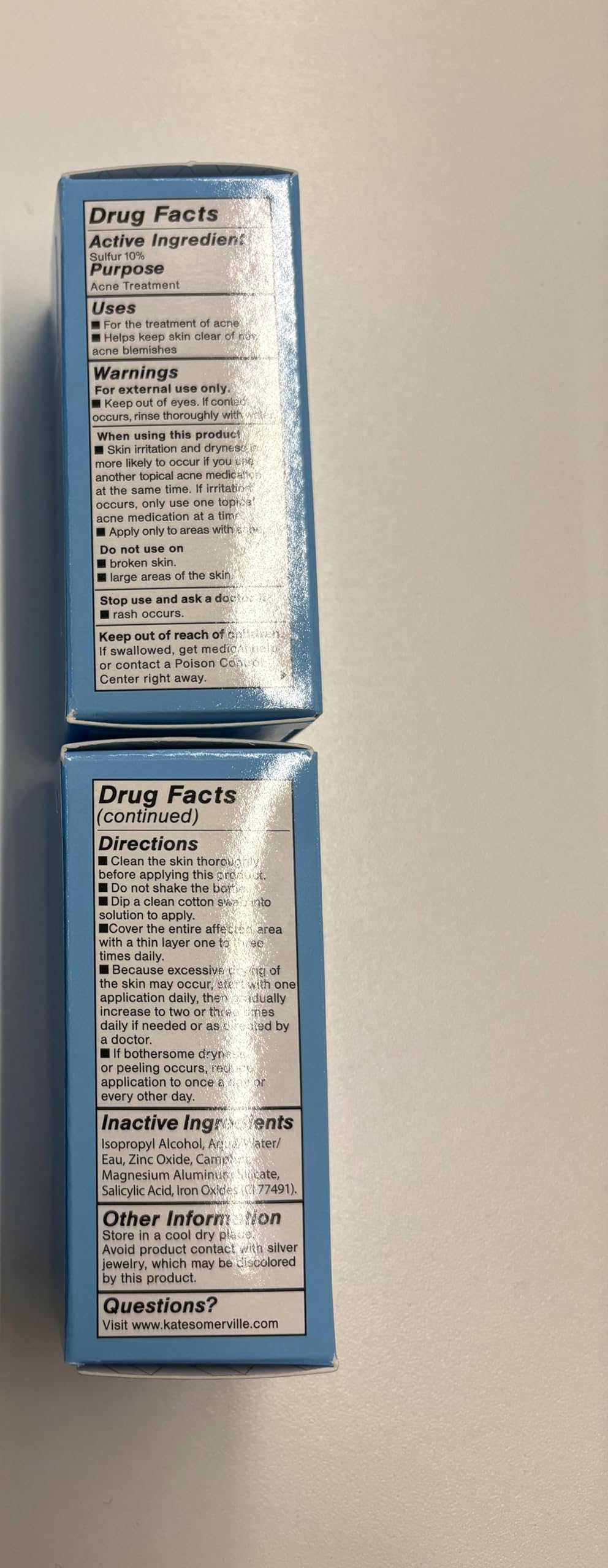 Kate Somerville EradiKate Acne Treatment – 10% Sulfur & BHA Spot Treatment, 1 oz