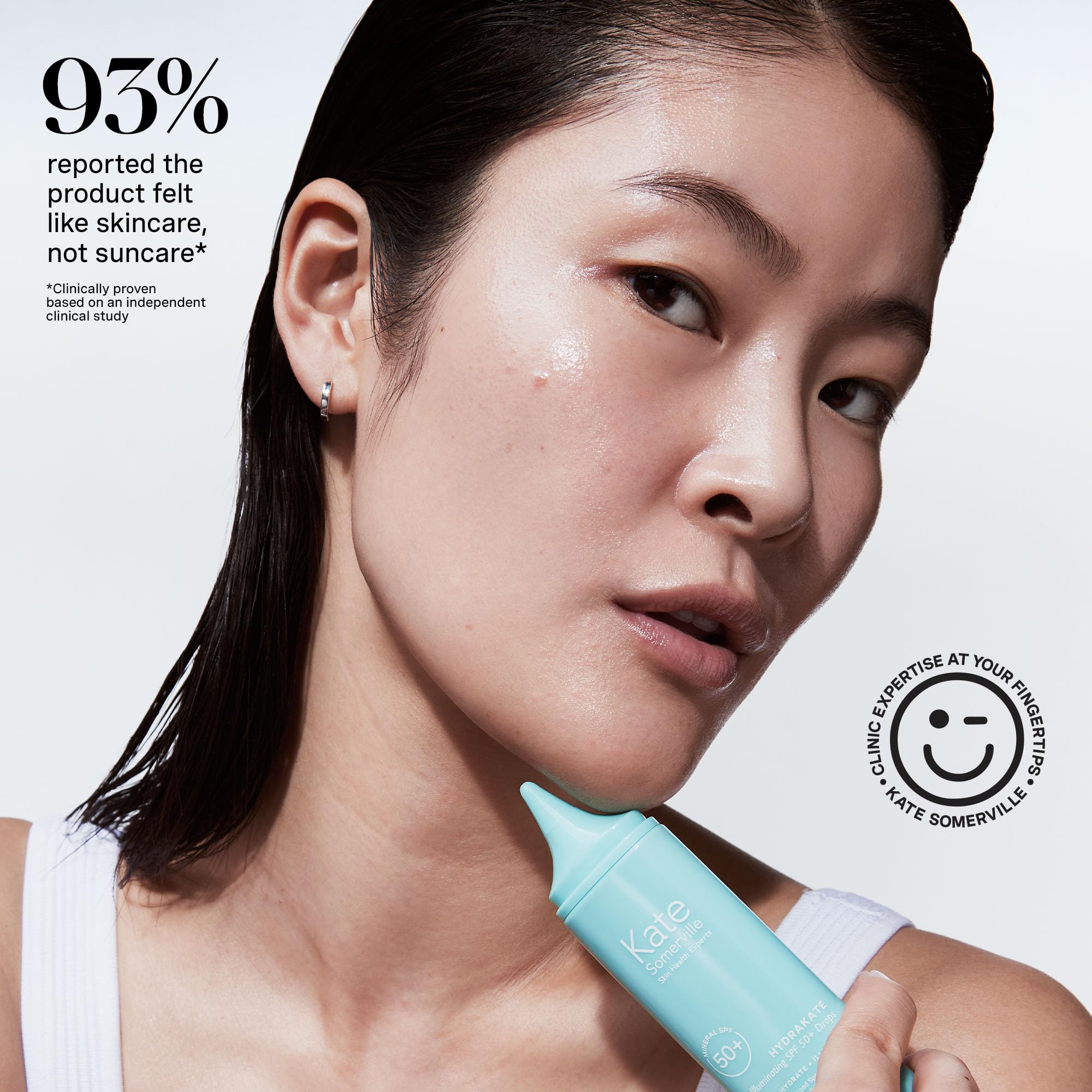 Kate Somerville HydraKate Illuminating Sunscreen Drops SPF 50+ | Mineral Tint & Hydration