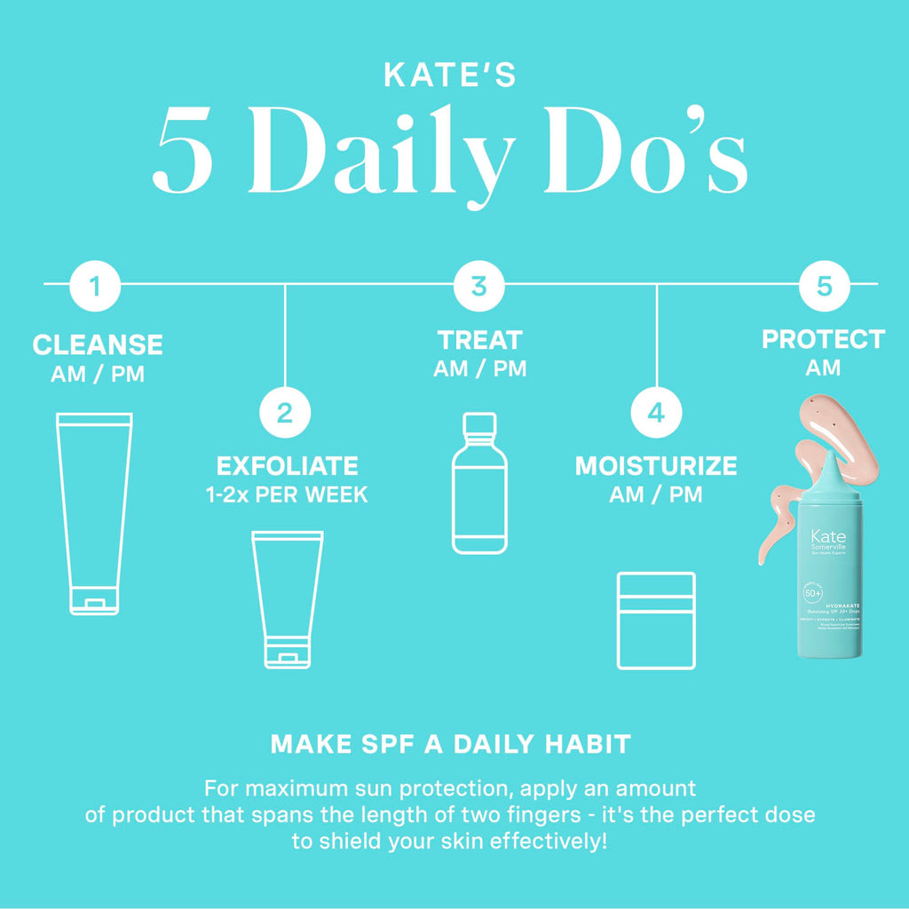 Kate Somerville HydraKate Illuminating Sunscreen Drops SPF 50+ | Mineral Tint & Hydration