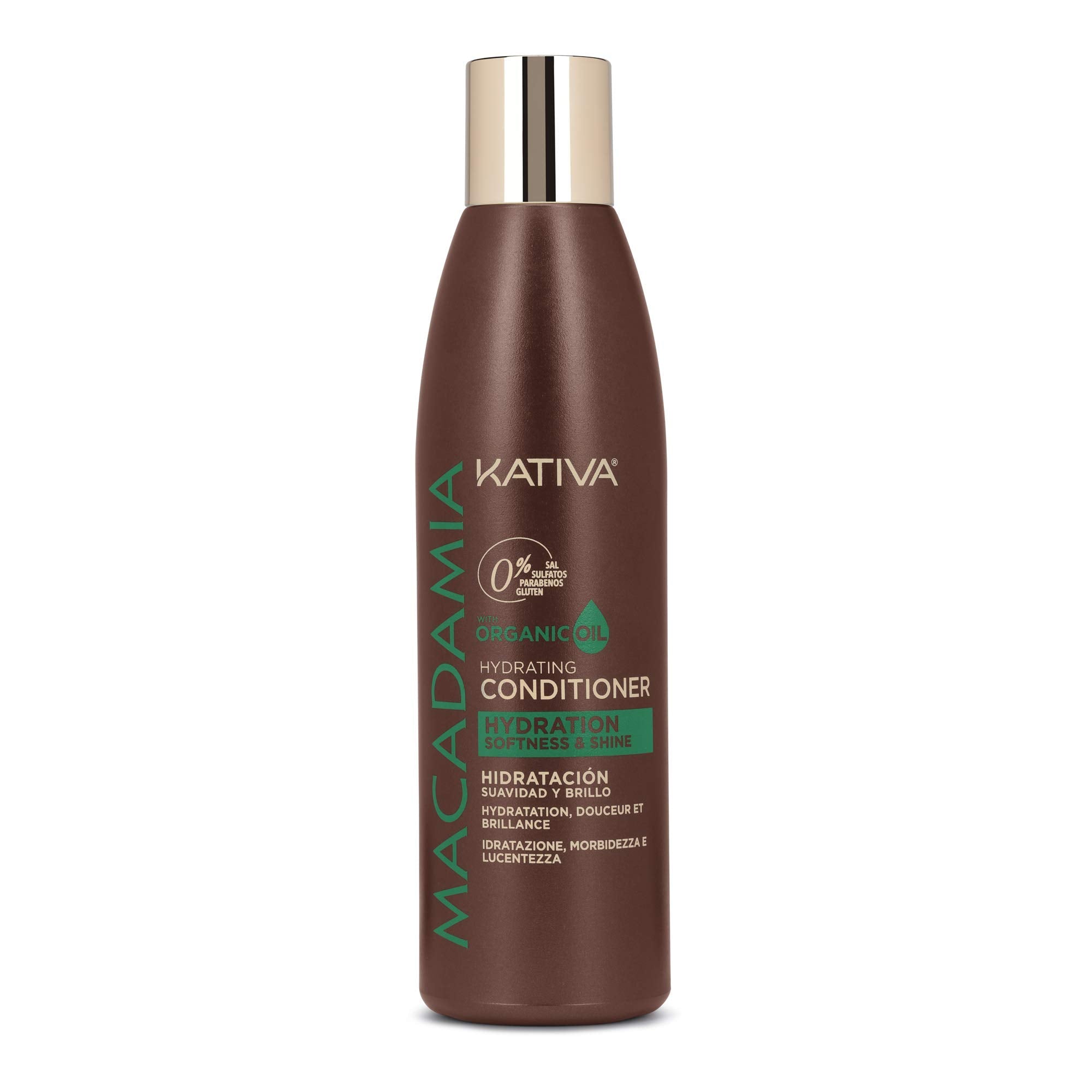 KATIVA Macadamia Hydrating Conditioner | Moisturizes & Strengthens Dry Hair