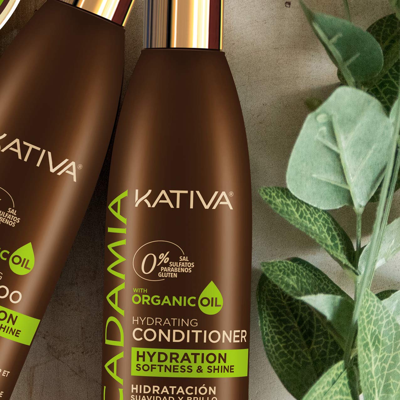 KATIVA Macadamia Hydrating Conditioner | Moisturizes & Strengthens Dry Hair