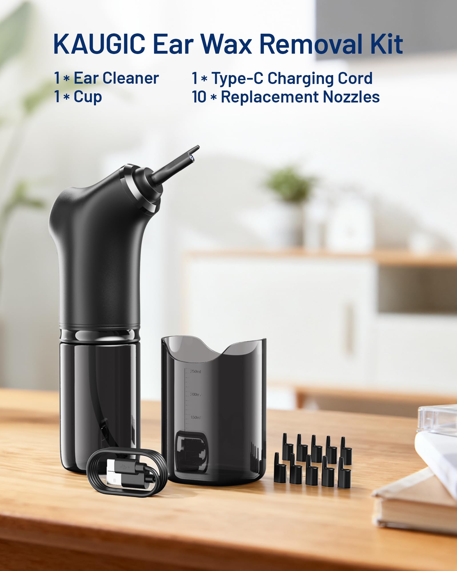 KAUGIC Smart Ear Cleaner with Camera – 1080P Visualization, 4 Modes, 2000mAh, FSA/HSA Eligible