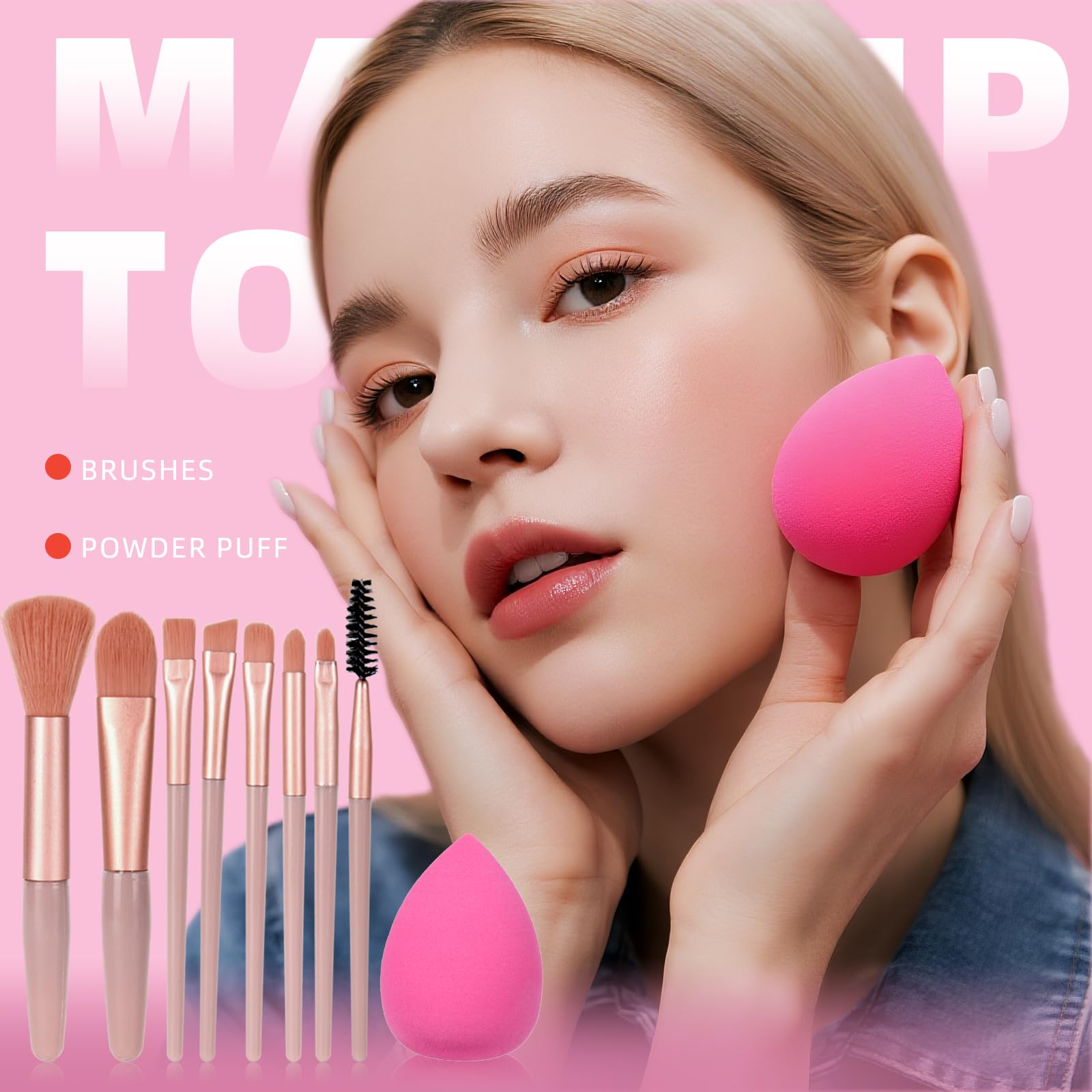 KAVCENT All-in-One Teens Makeup Set | Gift-Ready Kit for Women & Teens 13-15
