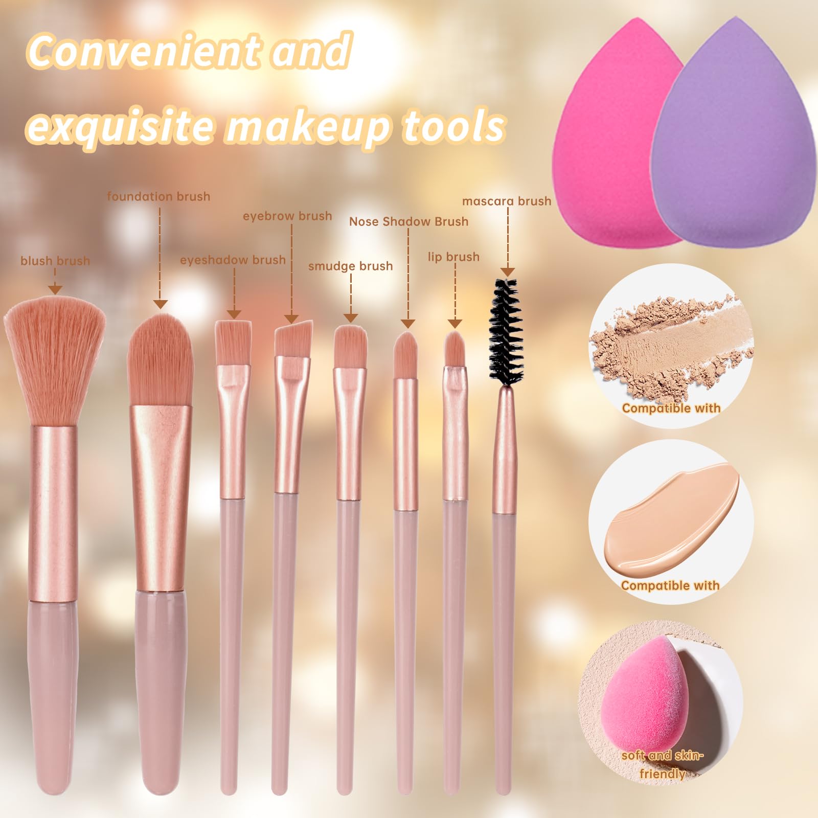 KAVCENT All-in-One Makeup Kit for Women – Complete Teen Gift Set