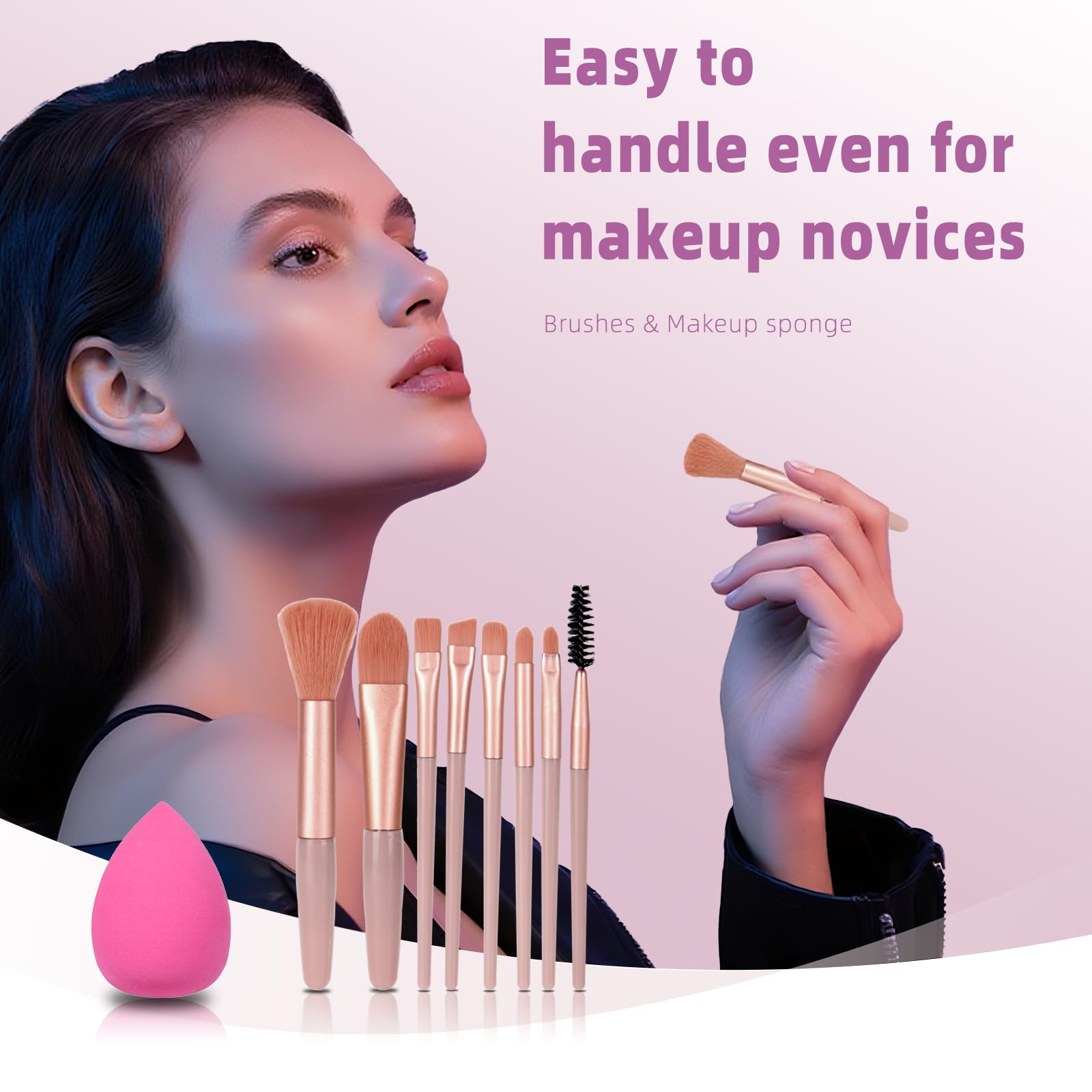 KAVCENT All-in-One Makeup Kit for Teens — 14-Color Palette & Full Set