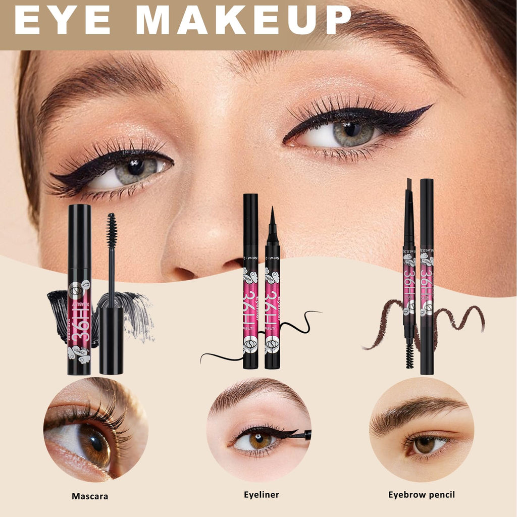 KAVCENT All-In-One Makeup Kit for Teens & Women | 10-Piece Gift Set