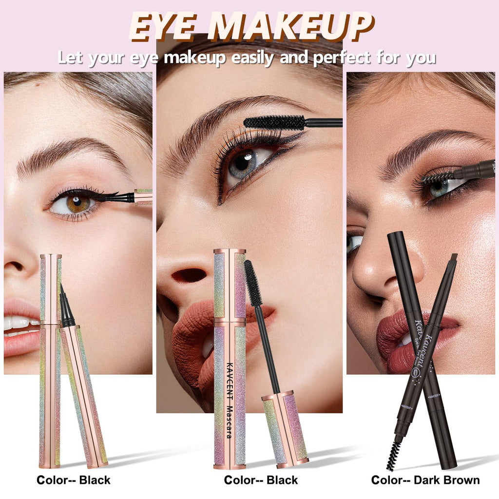 KAVCENT All-in-One Makeup Set for Women | Eyeshadow Palette, Foundation & Concealer Kit
