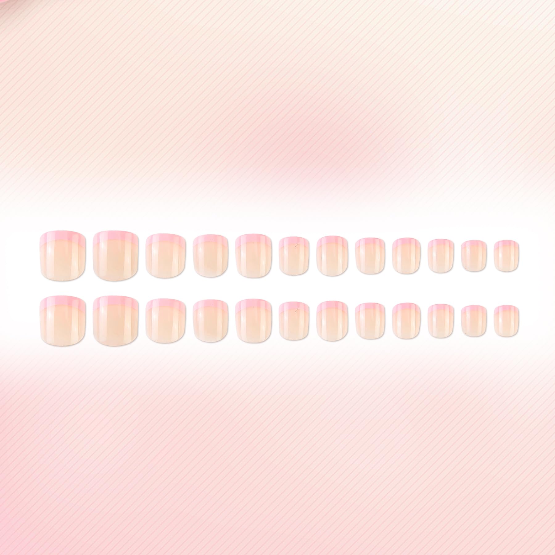 Kawyehu Kids Press-On Nails – 72Pcs Short Fake Nails for Girls