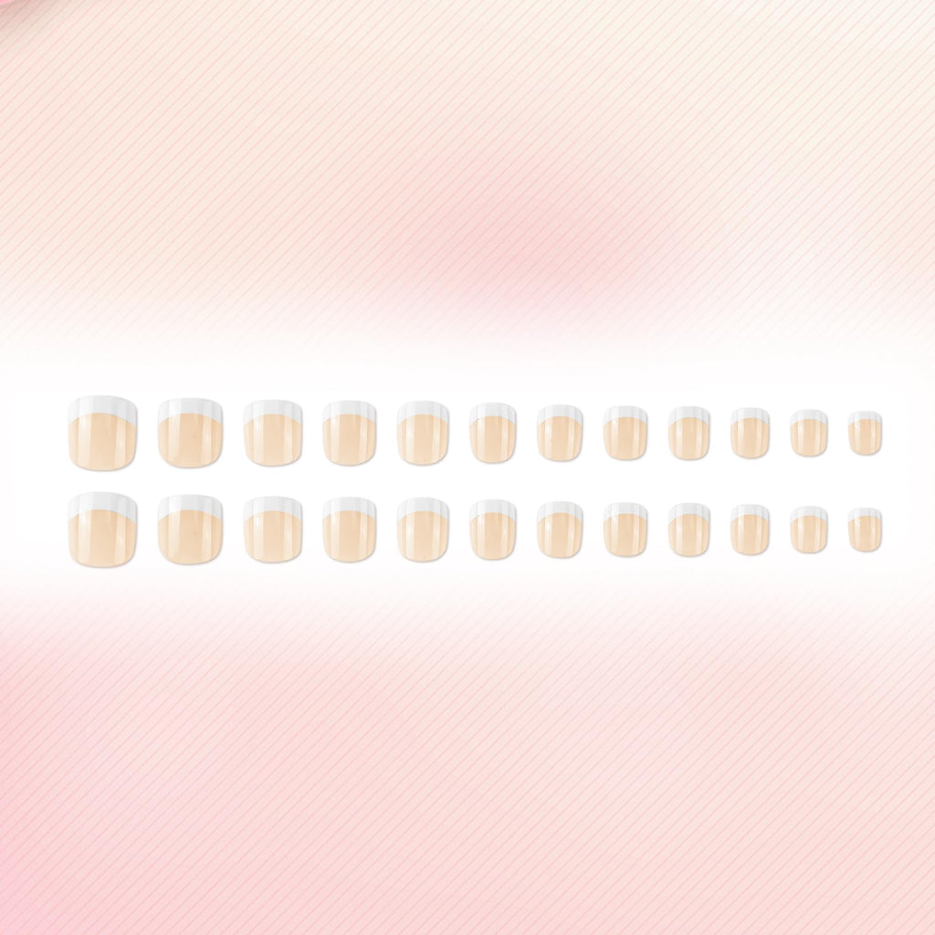 Kawyehu Kids Press-On Nails – 72Pcs Short Fake Nails for Girls