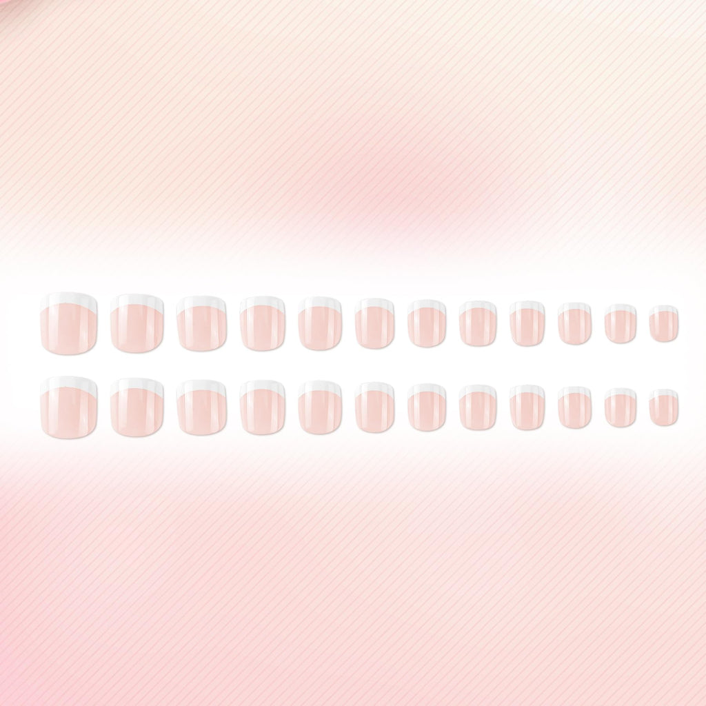 Kawyehu Kids Press-On Nails – 72Pcs Short Fake Nails for Girls