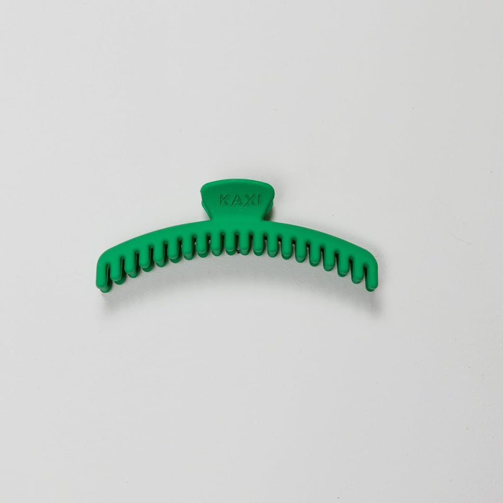 KAXI Hold Everything Midi Hair Claw - 44-Teeth Strong Clip (Emerald Green)