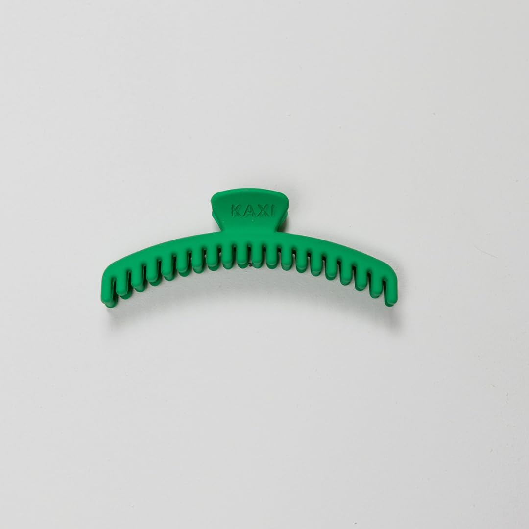 KAXI Hold Everything Midi Hair Claw - 44-Teeth Strong Clip (Emerald Green)