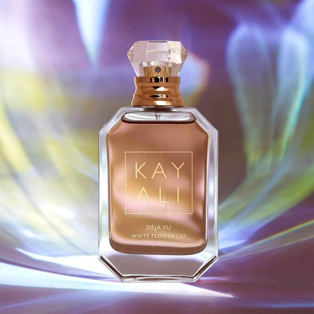 Kayali Huda Beauty Deja Vu White Flower 57 EDP, 0.3 oz – Warm Florals