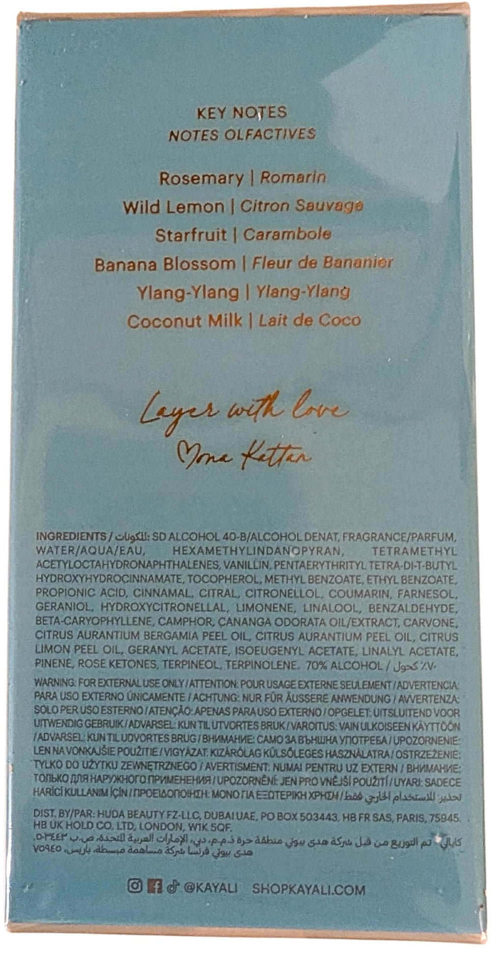 KAYALI Maldives in a Bottle Ylang Coco | 20 EDP 50ml – Tropical Floral Fragrance