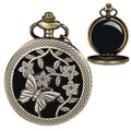 Kchss Scrying Mirror – Black Obsidian Pocket Watch for Divination, Meditation, Witchcraft, and Butterfly Cthulhu Decor