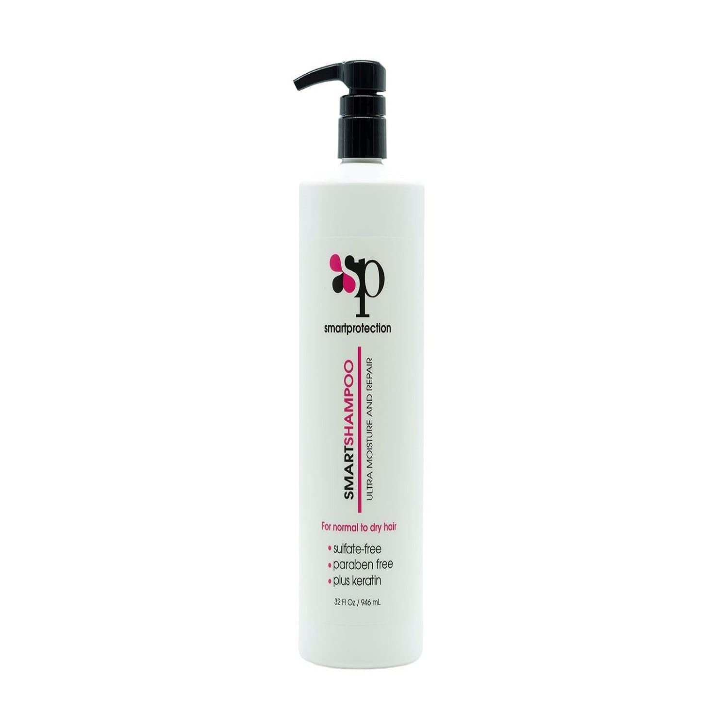 KEF Ultra Moisture Shampoo – Sulfate and Paraben Free, 32 oz for Keratin-Treated Hair | Smart Protection