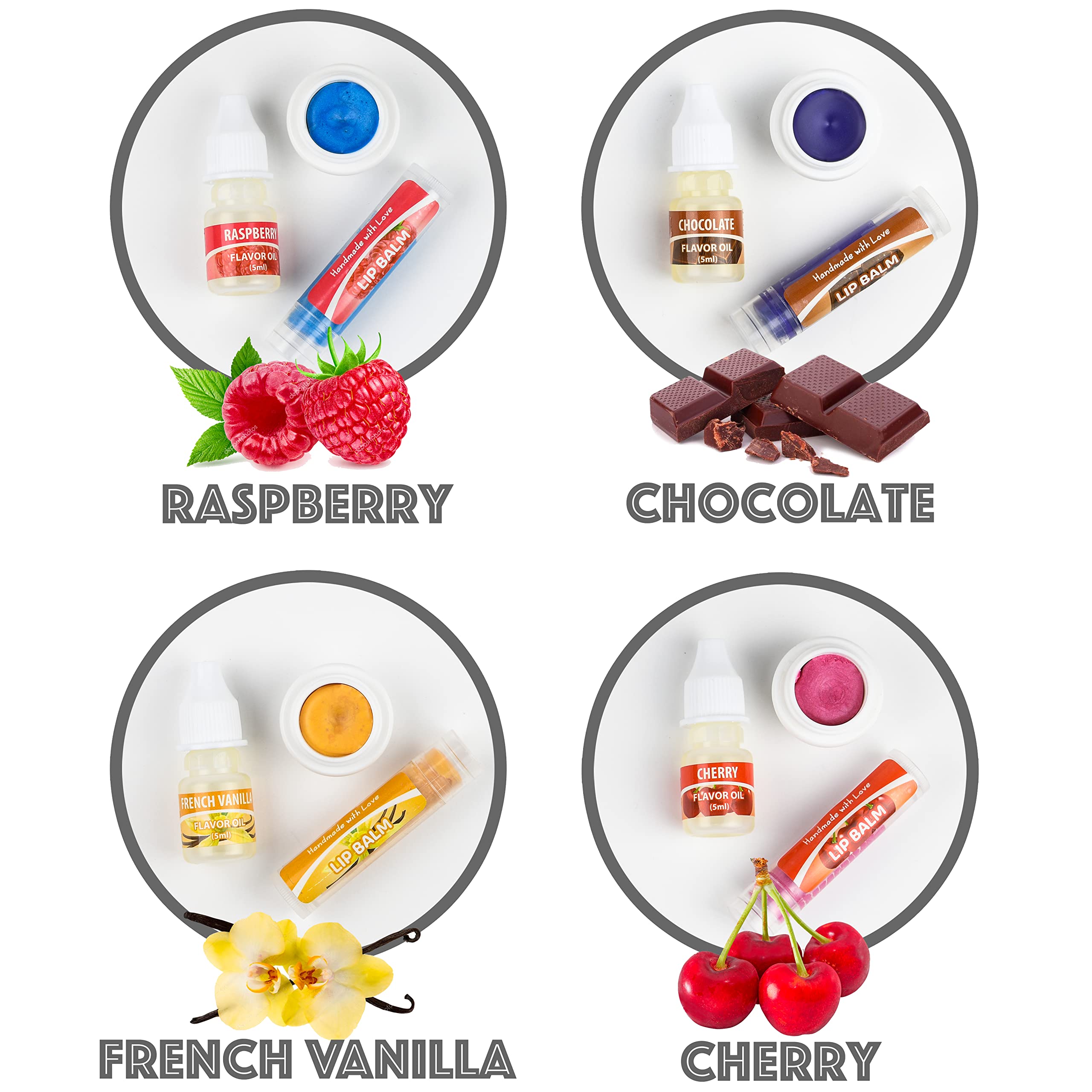 KEFF 51Pcs Lip Balm Making Kit – DIY Lip Balm & Lip Gloss Kit for Kids | Beeswax, Shea Butter, Flavors & Colors