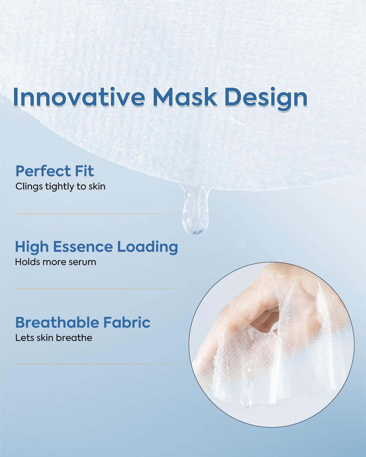 Kefumei KOMFYMED Recombinant Collagen Sheet Mask – Hydrating & Soothing for Sensitive Skin (5 x 25 g)