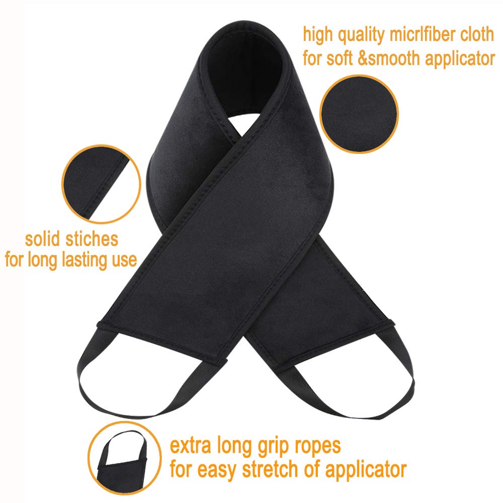 KELILO 5-in-1 Self Tanning Mitt Applicator Set | Exfoliating Mitt, Back Applicator, Face Mitt