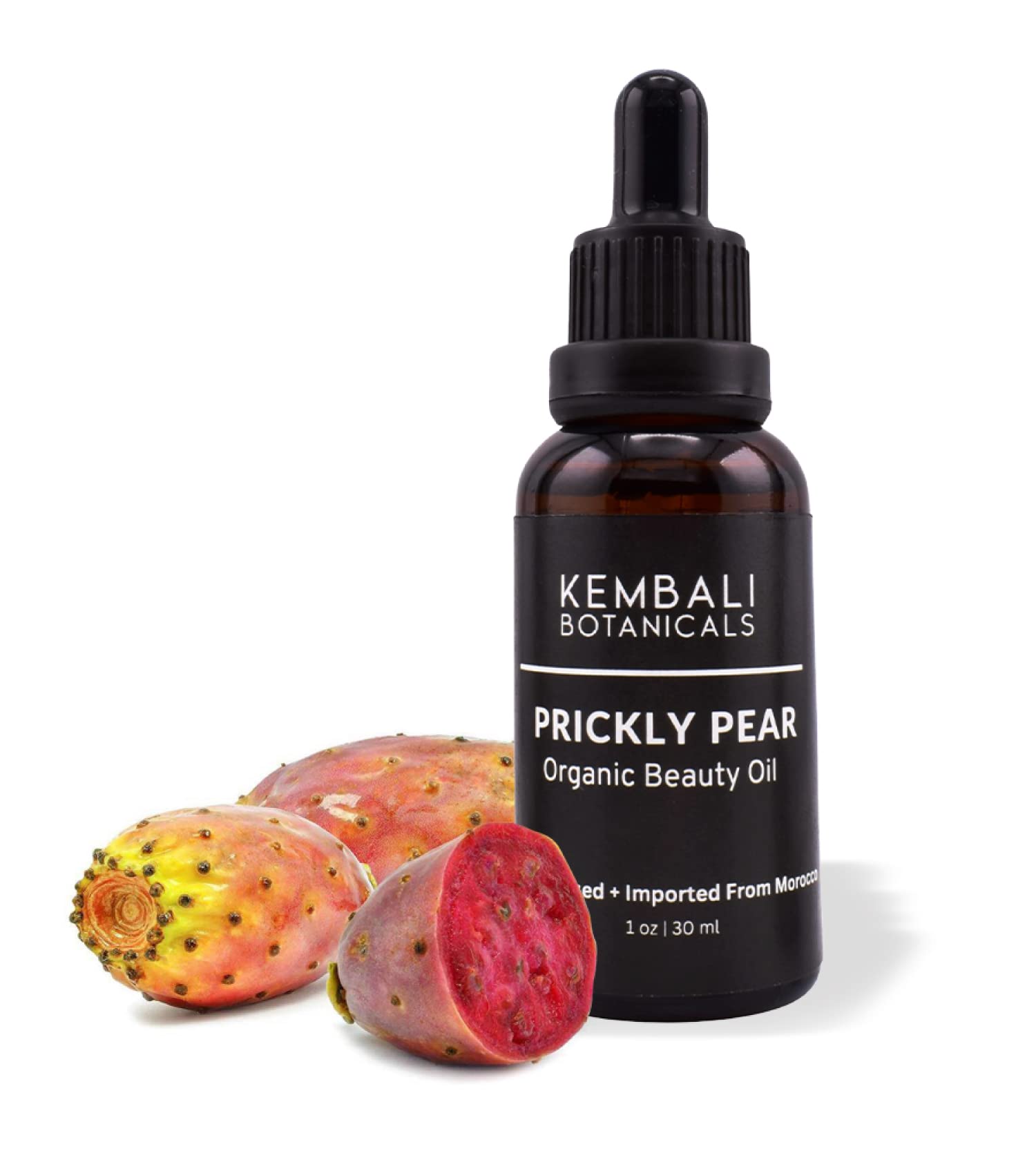KEMBALI BOTANICALS Prickly Pear Seed Oil – Organic, 100% Pure, Cold-Pressed from Morocco