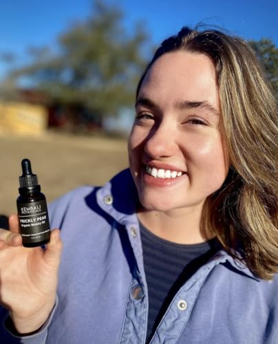 KEMBALI BOTANICALS Prickly Pear Seed Oil – Organic, 100% Pure, Cold-Pressed from Morocco