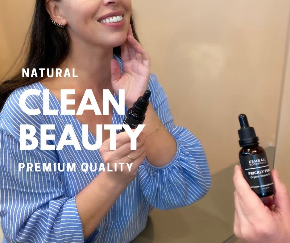 KEMBALI BOTANICALS Prickly Pear Seed Oil – Organic, 100% Pure, Cold-Pressed from Morocco