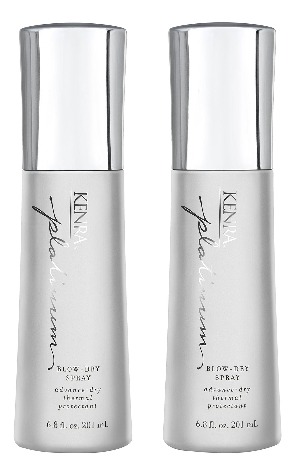 Kenra Platinum Blow-Dry Spray – Fast Dry, Heat Protection & Frizz Control | 2-Pack 6.8 oz