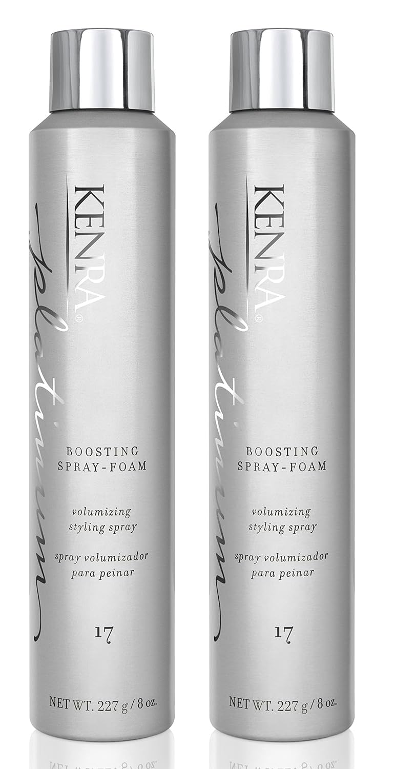 Kenra Platinum Boosting Spray-Foam 17 | Volumizing Styling Spray | 2-Pack, 8 oz