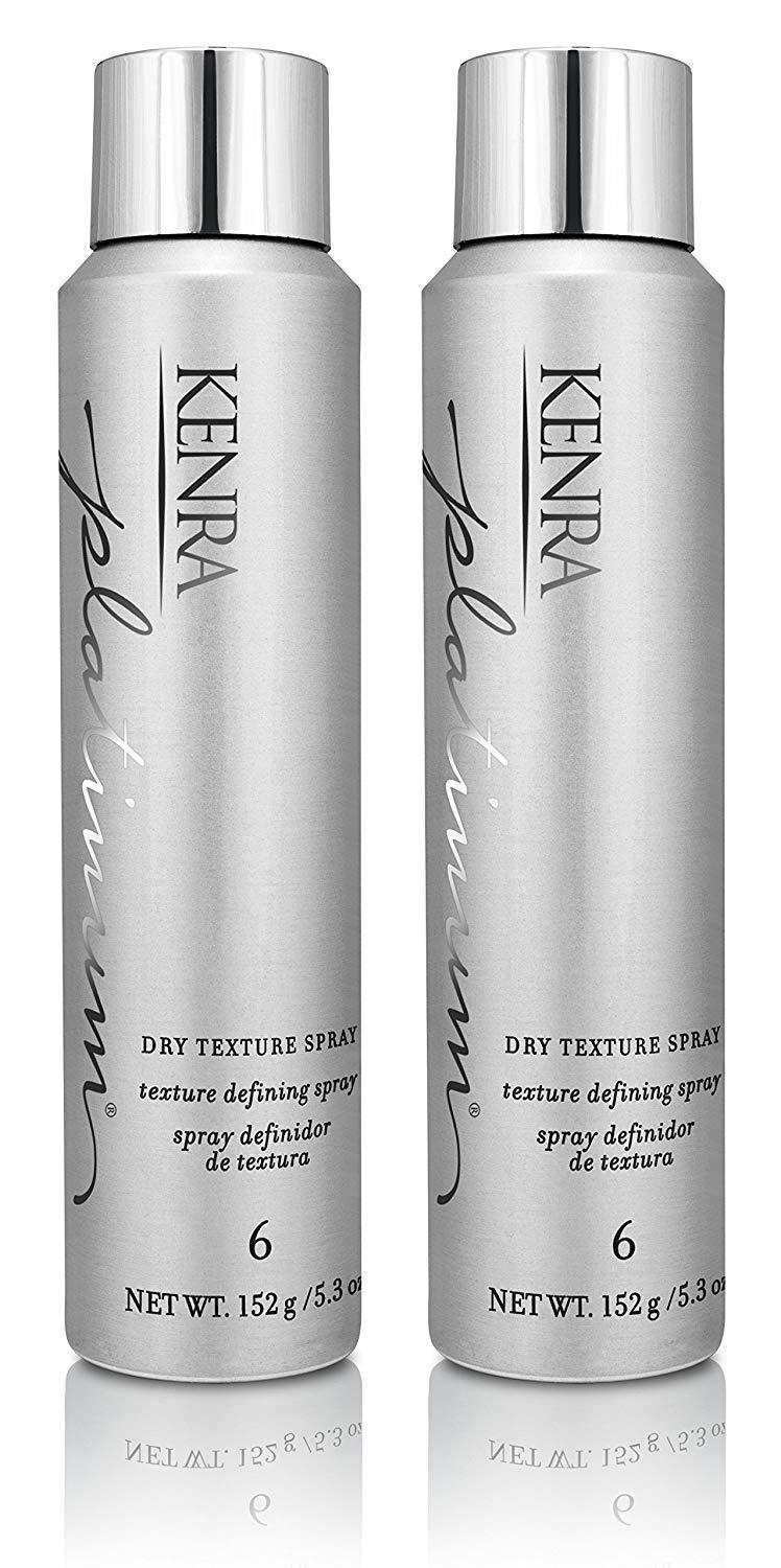 Kenra Platinum Dry Texture Spray 6 – Texture Defining Styler for All Hair Types | 2-Pack (5.3 oz each)