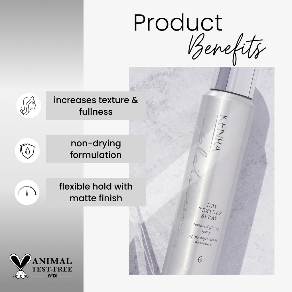 Kenra Platinum Dry Texture Spray 6 – Texture Defining Styler for All Hair Types | 2-Pack (5.3 oz each)