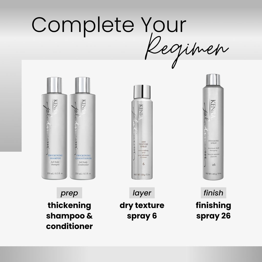 Kenra Platinum Dry Texture Spray 6 – Texture Defining Styler for All Hair Types | 2-Pack (5.3 oz each)
