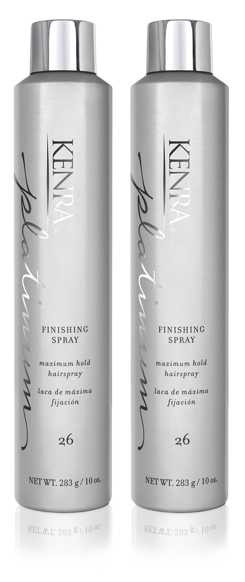 Kenra Platinum Finishing Spray 26 – Maximum Hold Hairspray, 2-Pack 10 oz