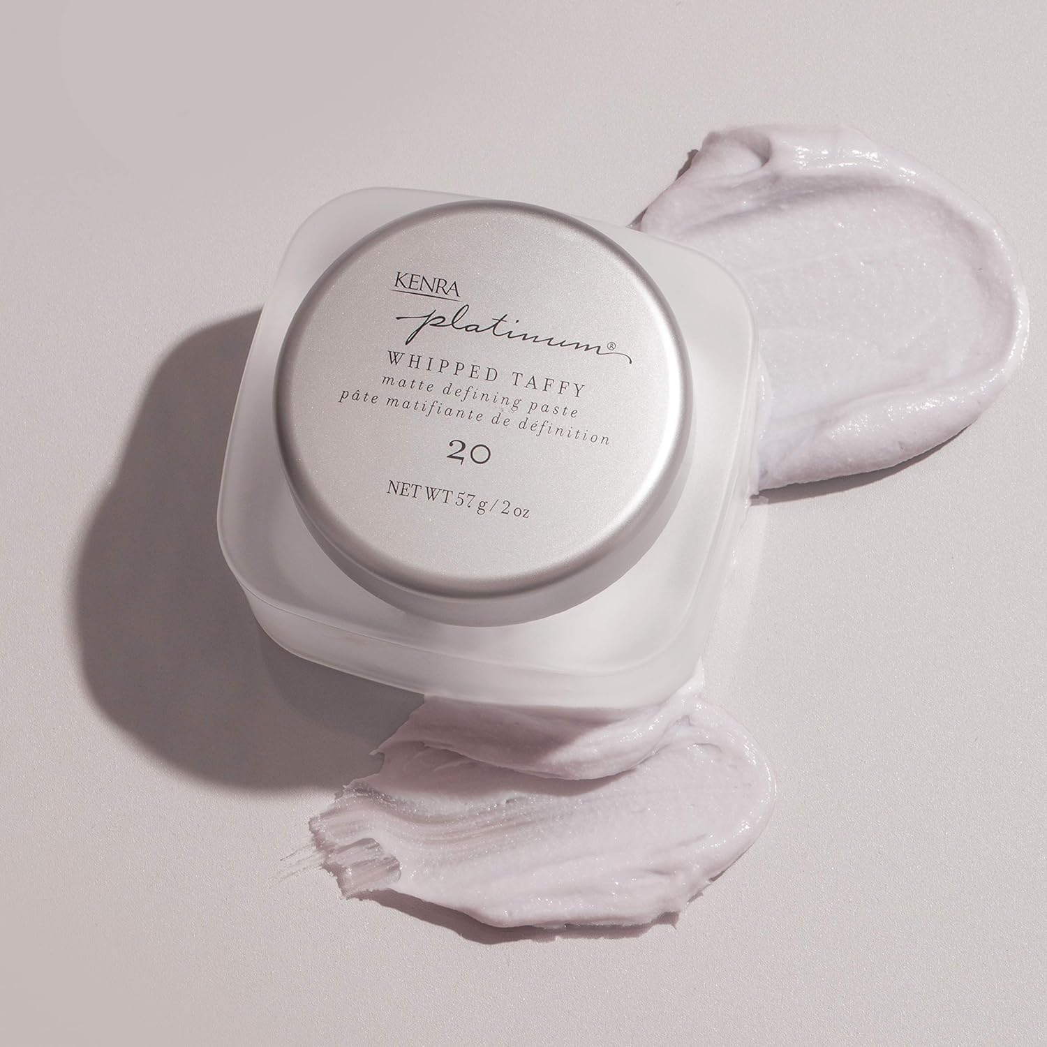 Kenra Platinum Whipped Taffy 20 Matte Defining Paste | Ultra Matte Hold | 2 x 2 oz
