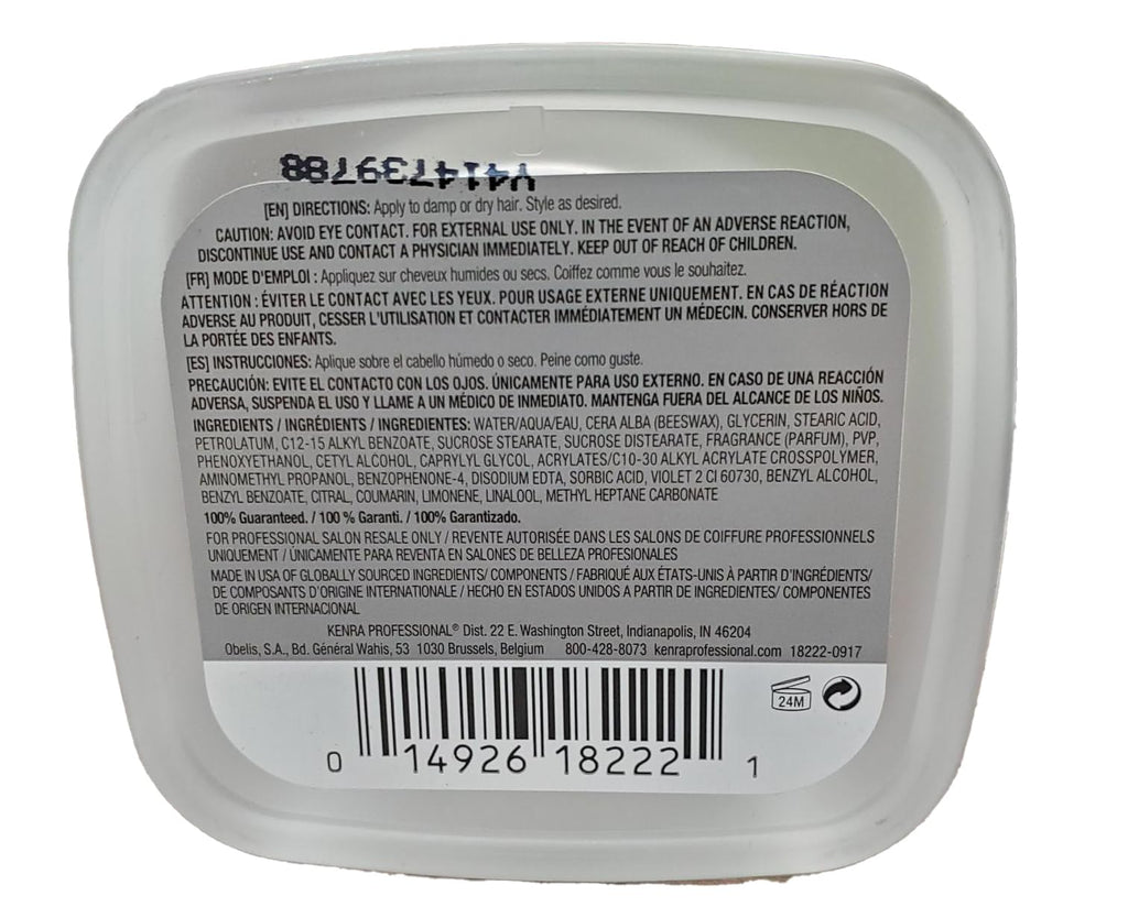 Kenra Platinum Whipped Taffy 20 Matte Defining Paste | Ultra Matte Hold | 2 x 2 oz