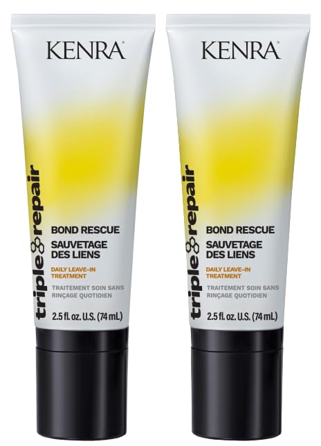Kenra Professional Triple Repair Bond Rescue | Daily Leave-In Treatment, 2.5 oz | 2-Pack