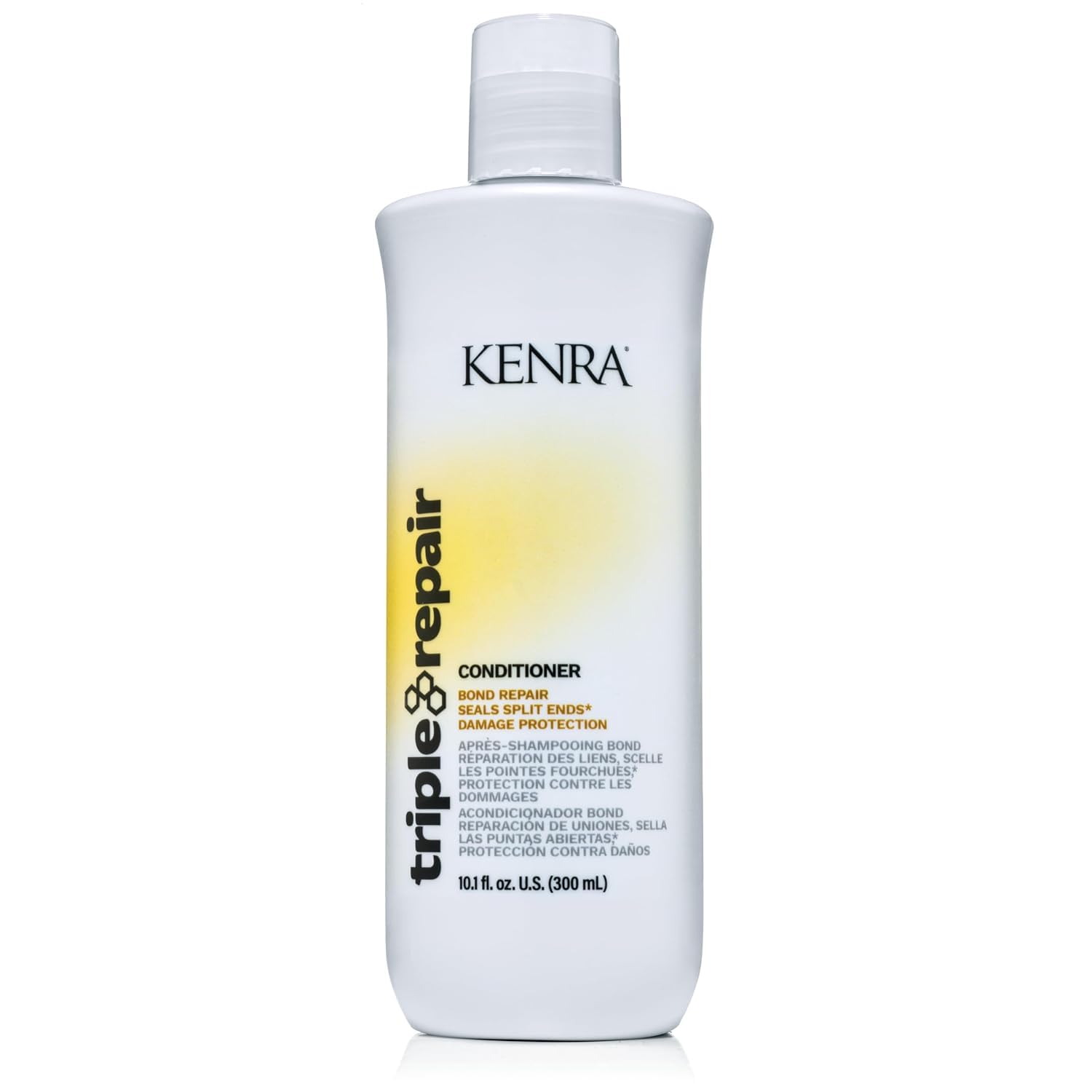 Kenra Triple Repair Shampoo & Conditioner Set – Bond Repair, Split Ends, Sulfate-Free | 10.1 fl oz