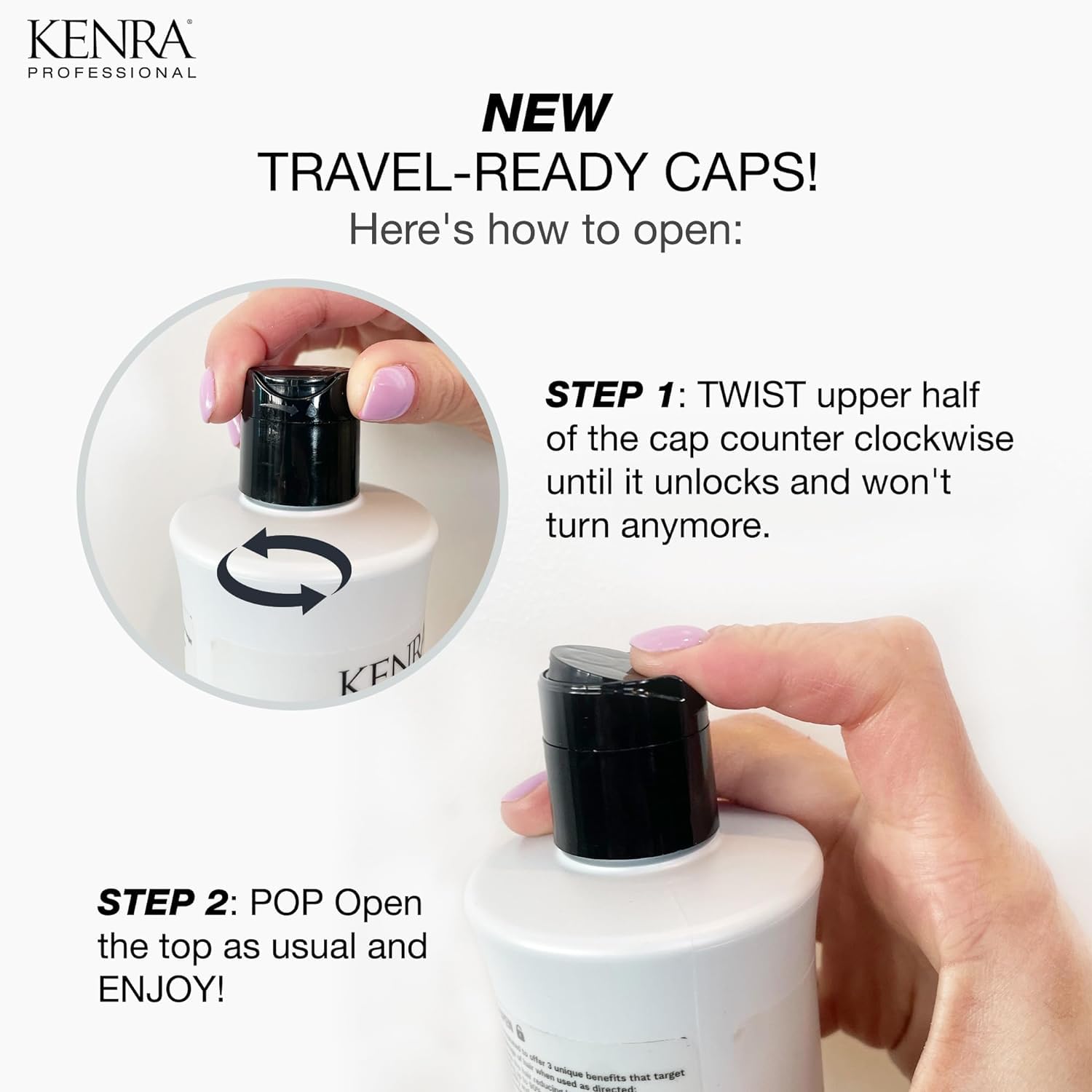 Kenra Triple Repair Shampoo & Conditioner Set – Bond Repair, Split Ends, Sulfate-Free | 10.1 fl oz