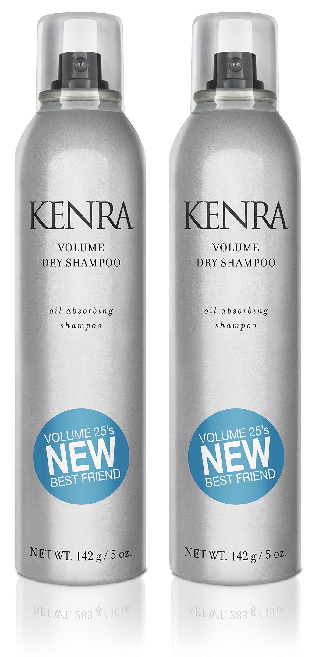 Kenra Professional Volume Dry Shampoo | Oil-Absorbing Spray for All Hair Types | 5 oz (2-Pack)