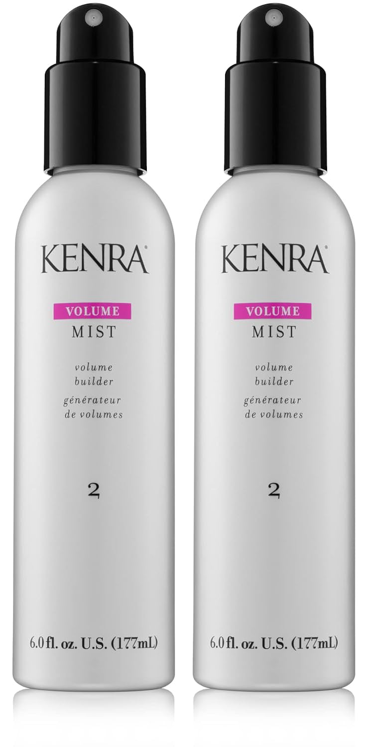 Kenra Volume Mist 2 – Buildable Volume Spray with Flexible Hold & Thermal Protection | 2-Pack, 6 oz