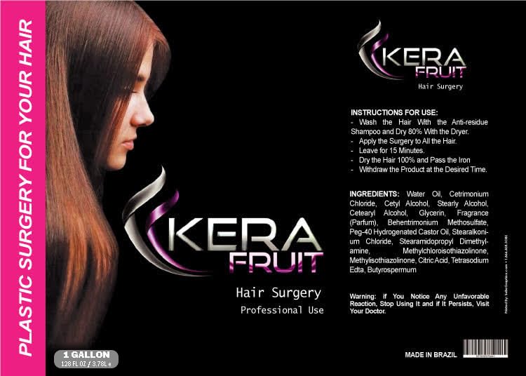 KERA FRUIT Hair Treatment Gallon 128 oz – Original Formula, Frizz Control & Shine