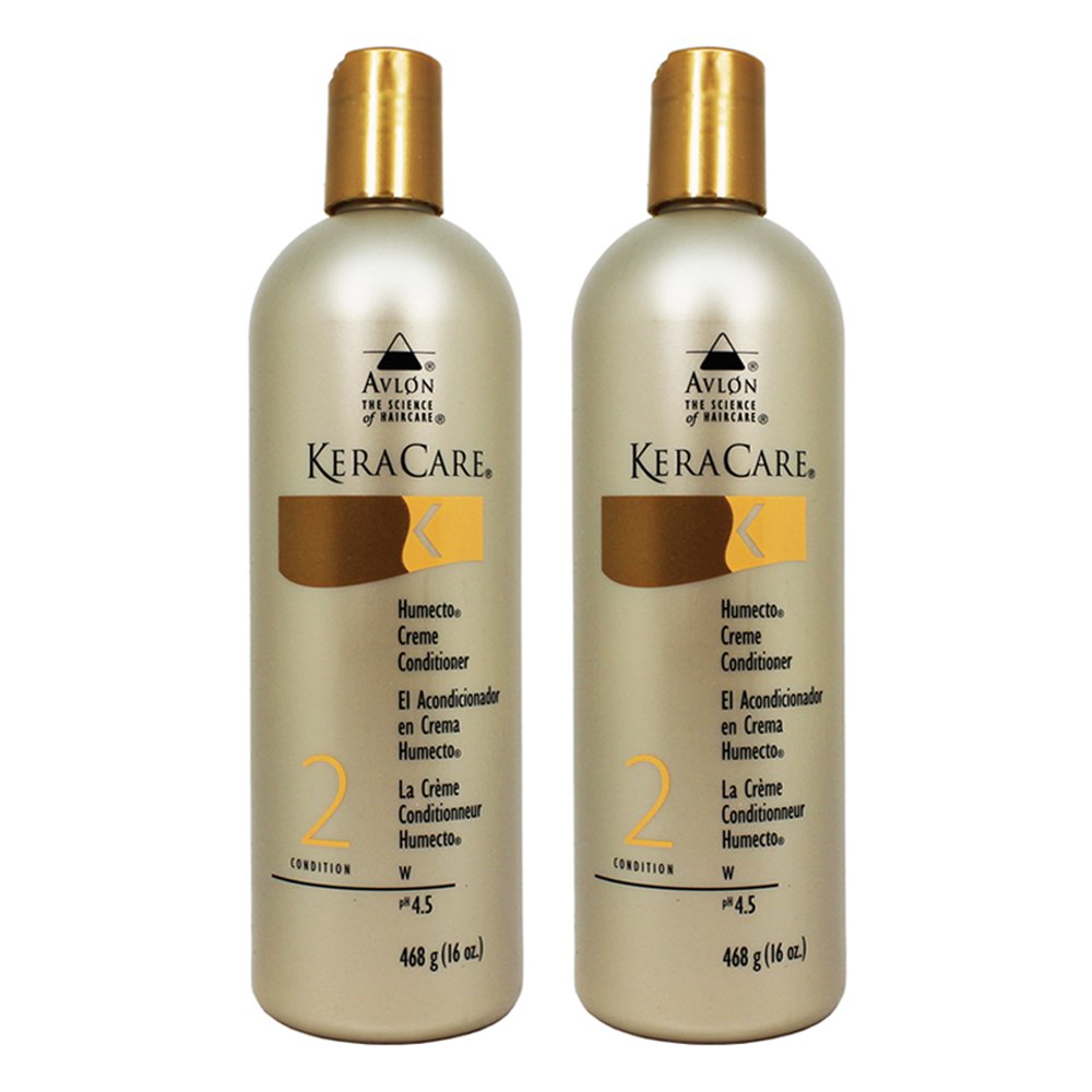 Keracare Humecto Creme Conditioner 16oz Pack of 2 | Hydration & Detangling