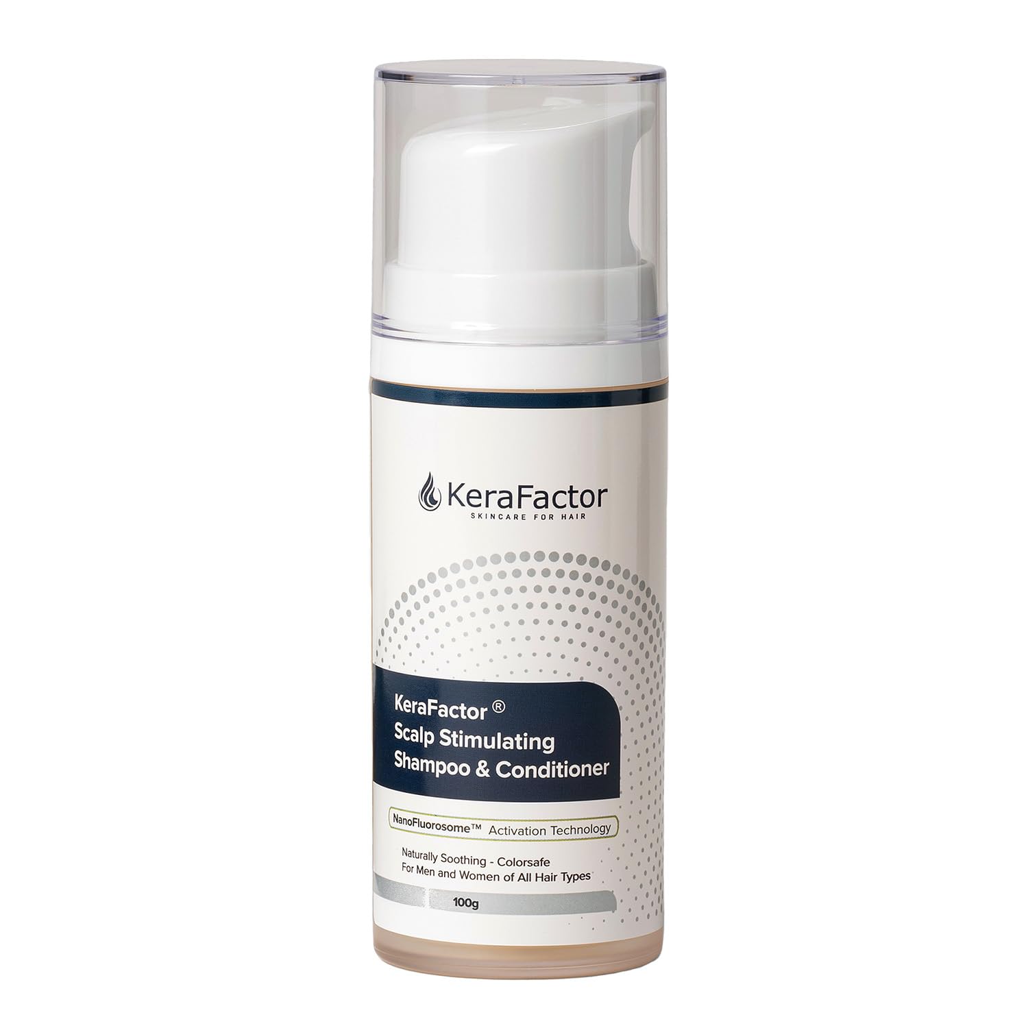 KeraFactor 2-in-1 Scalp Stimulating Shampoo & Conditioner – Drug-Free, Sulfate-Free, Growth Factor Formula