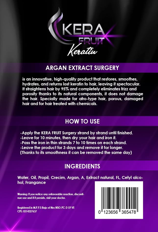 KERA FRUIT Hair Surgery 8oz Treatment - Anti-Frizz & Volume Reduction
