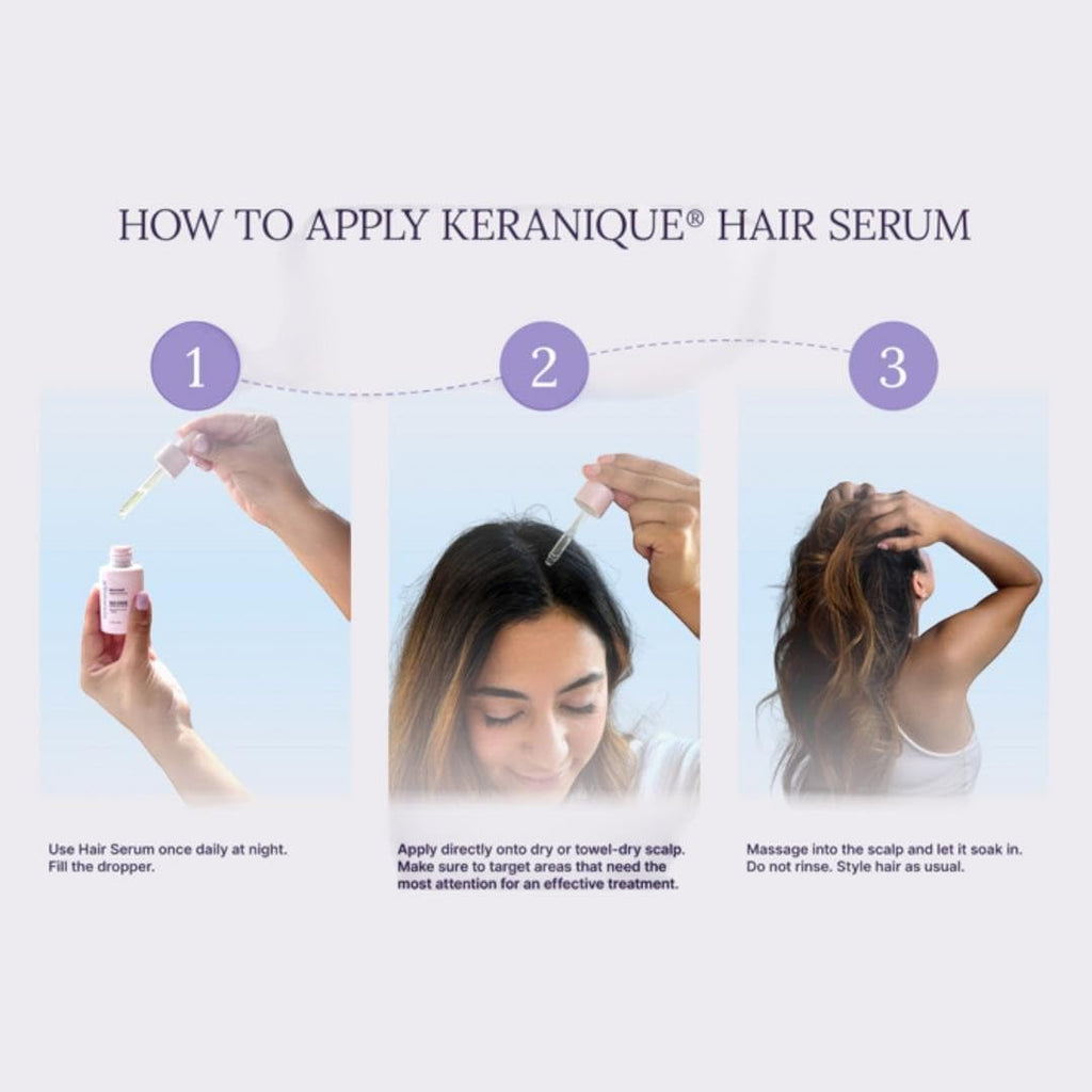 Keranique Hair Growth Activator Serum for Women – Multi-Peptide Scalp Revitalizer