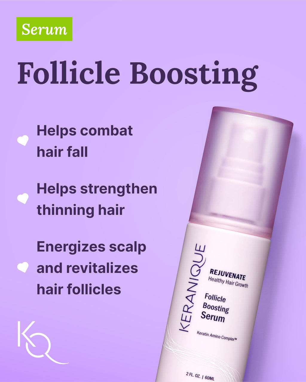 Keranique Damage Control Set for Thinning Hair – Shampoo, Conditioner, Serum & Lift Spray